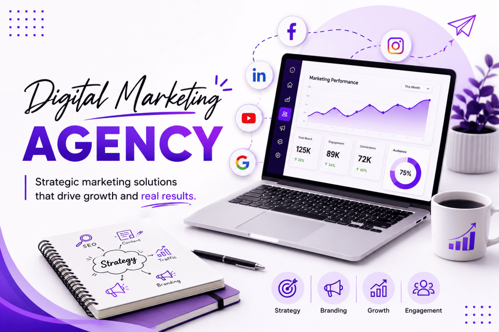 Digital Marketing Agency providing SEO, social media, and online marketing solutions