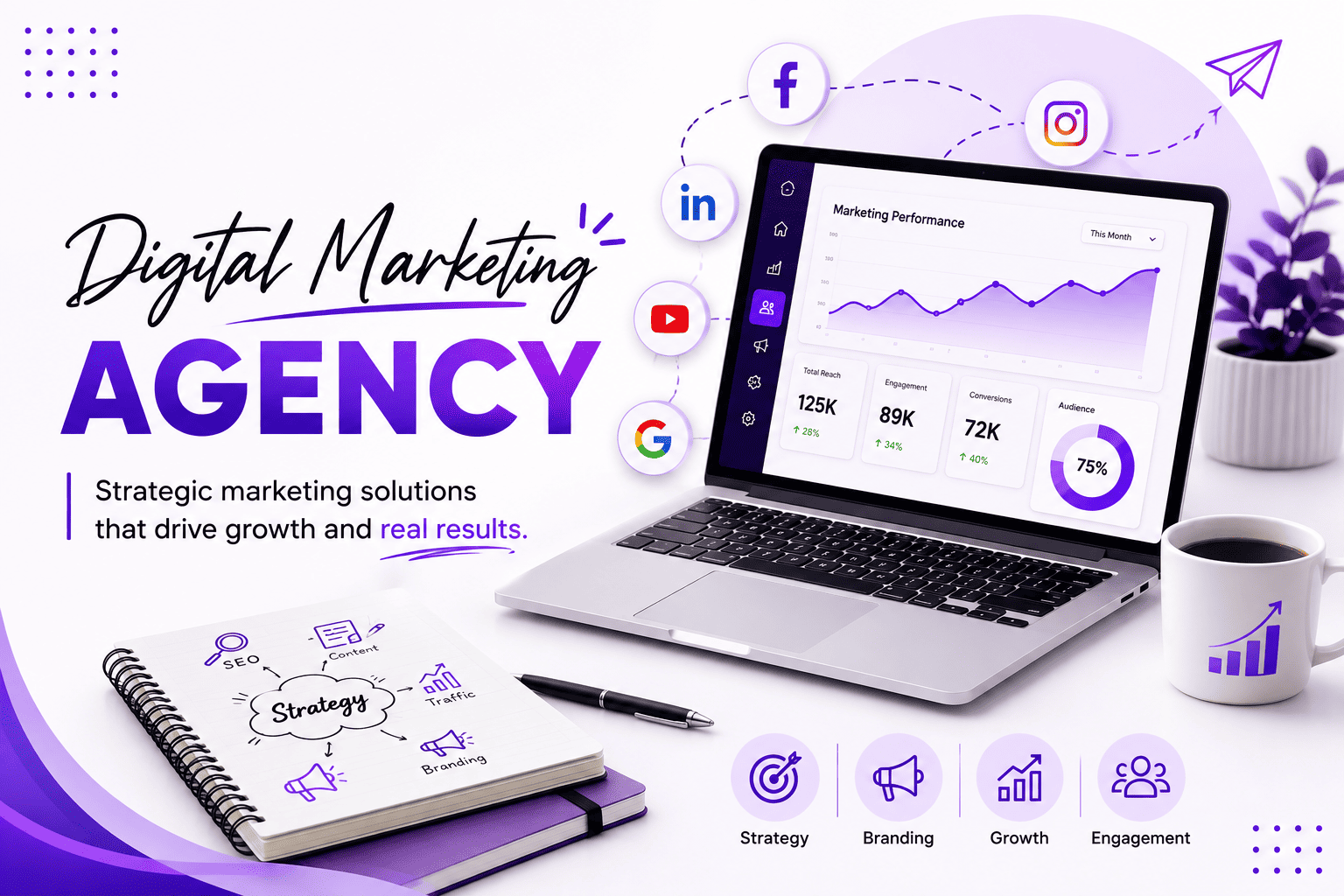 Digital Marketing Agency providing SEO, social media, and online marketing solutions