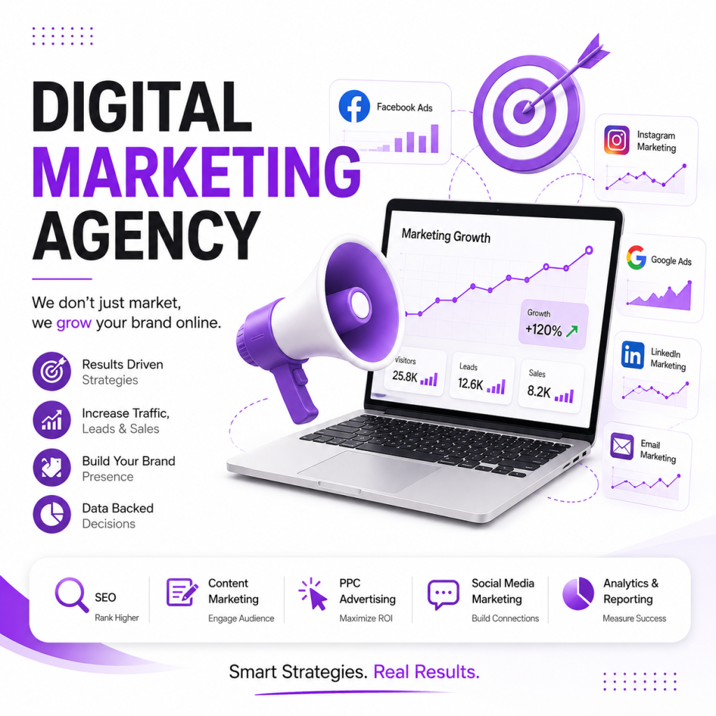 Digital marketing agency providing professional online marketing services